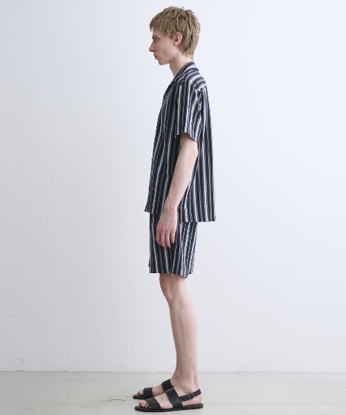 three dots(スリードッツ)の「ラッセル 半袖シャツ(シャツ/ブラウス・メンズ・サックスブルー/ライトホワイト・MEDIUM/LARGE/SMALL)」の13枚目の写真