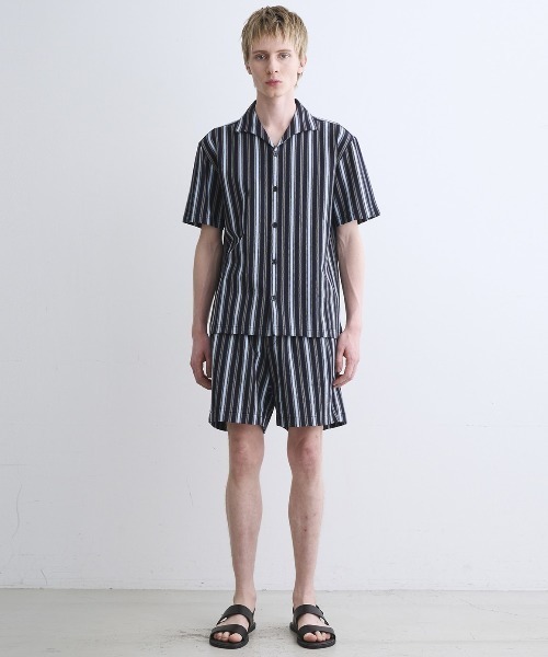 three dots(スリードッツ)の「ラッセル 半袖シャツ(シャツ/ブラウス・メンズ・サックスブルー/ライトホワイト・MEDIUM/LARGE/SMALL)」の12枚目の写真