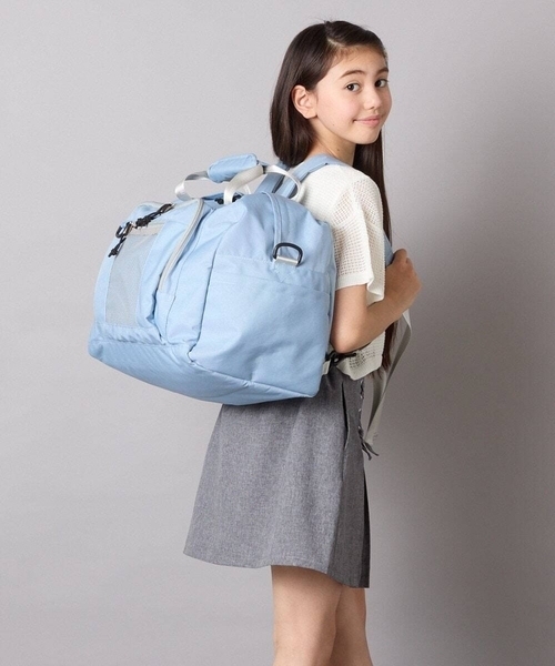 a.v.v（アーヴェヴェ）の「[KIDS]【修学旅行／林間学校】３WAYボストンバッグ（ボストンバッグ・キッズ・ダークインディゴブルー/ブラック・120）」の4枚目の写真