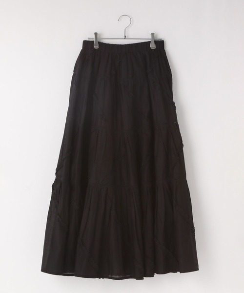 LOWRYS FARM(ローリーズファーム)の「コットンボイルボリュームスカート 289813(スカート・レディース・レッド/ホワイト/ブラック・FREE)」の1枚目の写真