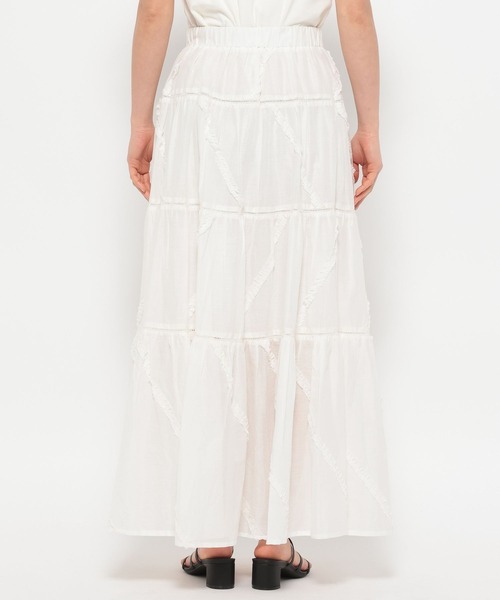 LOWRYS FARM(ローリーズファーム)の「コットンボイルボリュームスカート 289813(スカート・レディース・レッド/ホワイト/ブラック・FREE)」の19枚目の写真