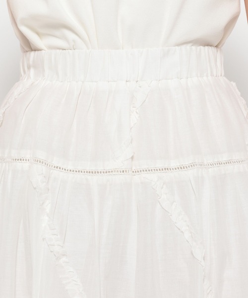 LOWRYS FARM(ローリーズファーム)の「コットンボイルボリュームスカート 289813(スカート・レディース・レッド/ホワイト/ブラック・FREE)」の22枚目の写真