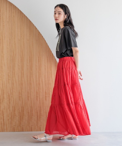 セール】コットンボイルボリュームスカート 289813（スカート