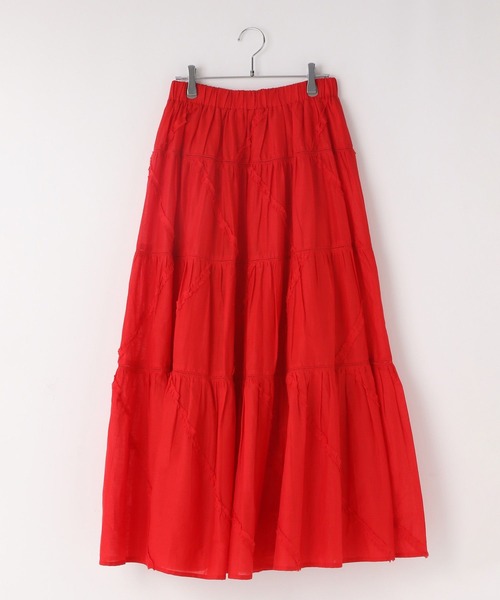 LOWRYS FARM(ローリーズファーム)の「コットンボイルボリュームスカート 289813(スカート・レディース・レッド/ホワイト/ブラック・FREE)」の16枚目の写真