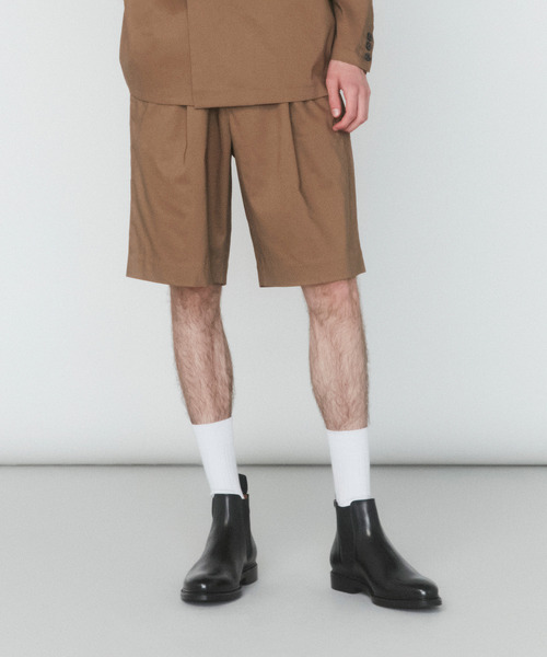 VICTIM(ヴィクティム)の「VICTIM ヴィクティム / LINEN WIDE SHORTS セットアップリネンワイドショーツ ショートパンツ / VTM-25-P-005(その他パンツ・メンズ・グレー/ブラック/ブラウン・1/2/3)」の1枚目の写真