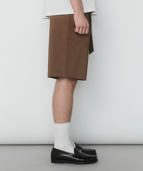VICTIM(ヴィクティム)の「VICTIM ヴィクティム / LINEN WIDE SHORTS セットアップリネンワイドショーツ ショートパンツ / VTM-25-P-005(その他パンツ・メンズ・グレー/ブラック/ブラウン・1/2/3)」の9枚目の写真