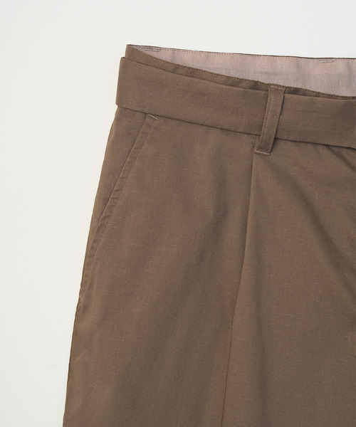 VICTIM(ヴィクティム)の「VICTIM ヴィクティム / LINEN WIDE SHORTS セットアップリネンワイドショーツ ショートパンツ / VTM-25-P-005(その他パンツ・メンズ・グレー/ブラック/ブラウン・1/2/3)」の15枚目の写真