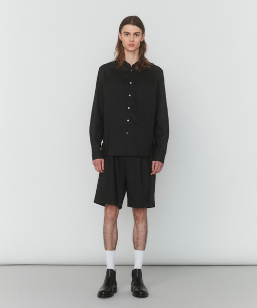 VICTIM(ヴィクティム)の「VICTIM ヴィクティム / LINEN WIDE SHORTS セットアップリネンワイドショーツ ショートパンツ / VTM-25-P-005(その他パンツ・メンズ・グレー/ブラック/ブラウン・1/2/3)」の17枚目の写真