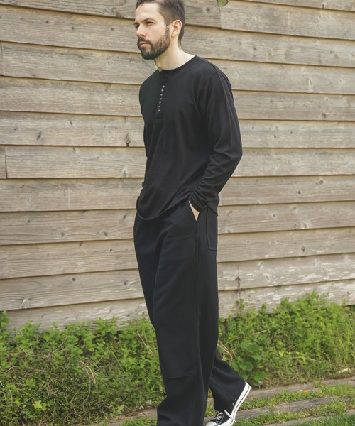 MR.OLIVE（ミスターオリーブ）の「88/12 VINTAGE MATERIAL / 10-BUTTON HENLEY NECK SHIRT（Tシャツ/カットソー・メンズ・オフホワイト/ブラック/ネイビー・MEDIUM/LARGE）」の15枚目の写真