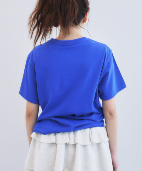 PULP/417EDIFICE(パルプフォーワンセブンエディフィス)の「【Geek Office / ギークオフィス】Just / ジャスト I SAID NO T-SHIRT(Tシャツ/カットソー・レディース・ブルー・FREE)」の10枚目の写真