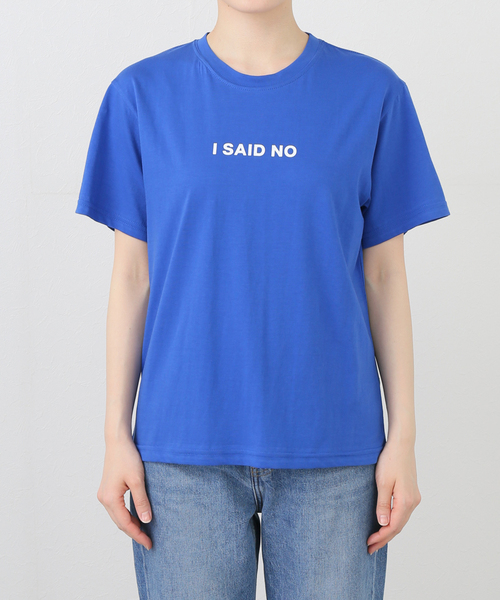 PULP/417EDIFICE(パルプフォーワンセブンエディフィス)の「【Geek Office / ギークオフィス】Just / ジャスト I SAID NO T-SHIRT(Tシャツ/カットソー・レディース・ブルー・FREE)」の4枚目の写真