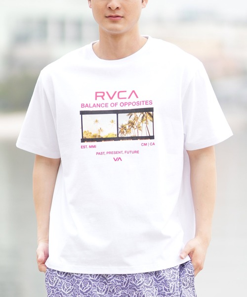 【RVCA】半袖 グラフィック Tシャツ / 送料無料 RVCA ルーカ Tシャツ メンズ 半袖 白 BIG TEE カジュアル