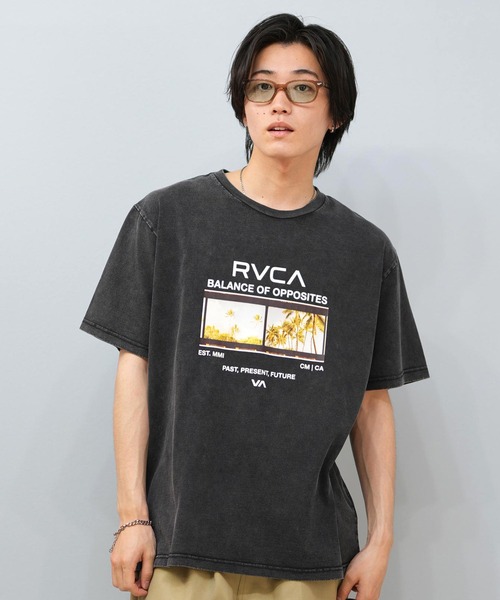 RVCA(ルーカ)の「RVCA/ルーカ 半袖Tシャツ フロントプリント BF04A-207(Tシャツ/カットソー・メンズ・ブラック/スミクロ/ホワイト・L/M/S)」の13枚目の写真