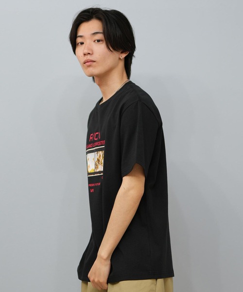 RVCA(ルーカ)の「RVCA/ルーカ 半袖Tシャツ フロントプリント BF04A-207(Tシャツ/カットソー・メンズ・ブラック/スミクロ/ホワイト・L/M/S)」の20枚目の写真