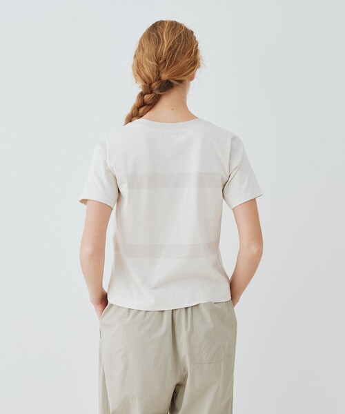 GALERIE VIE(ギャルリー ヴィー)の「ファインコットン クルーネックTシャツ(Tシャツ/カットソー・レディース・ライトブルー/グレー系その他/ネイビー/ブルー系その他2/チャコールグレー・FREE)」の18枚目の写真