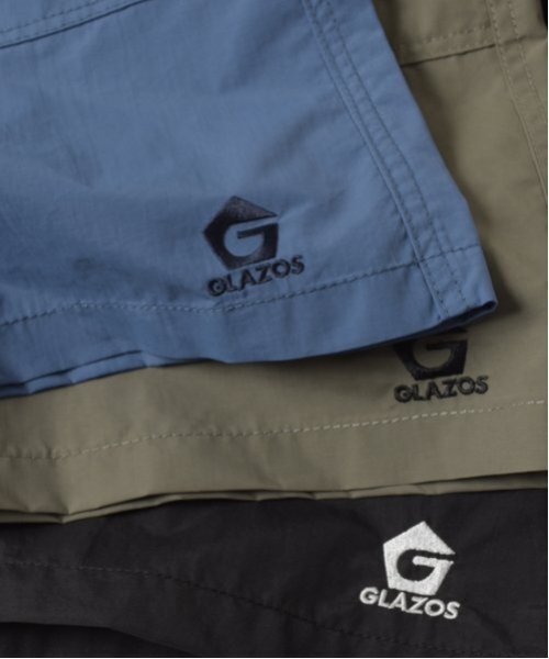 GLAZOS（グラソス）の「【大人向けサイズあり】【撥水】ナイロンワッシャークライミングハーフパンツ（その他パンツ・キッズ・ブルー/カーキ/ブラック・180cm/160cm/170cm/150cm）」の8枚目の写真