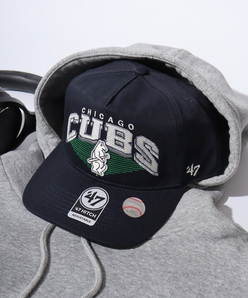 '47（フォーティーセブン）の「MLB公認 ’47BRAND Panoma BBCAP HITCH５パネル キャップ（キャップ・メンズ・ネイビー/ロイヤルブルー/パープル/ネイビー系1/レッド/ブラウン/グレー/ネイビー系/ナチュラル/ブルー・FREE）」の8枚目の写真