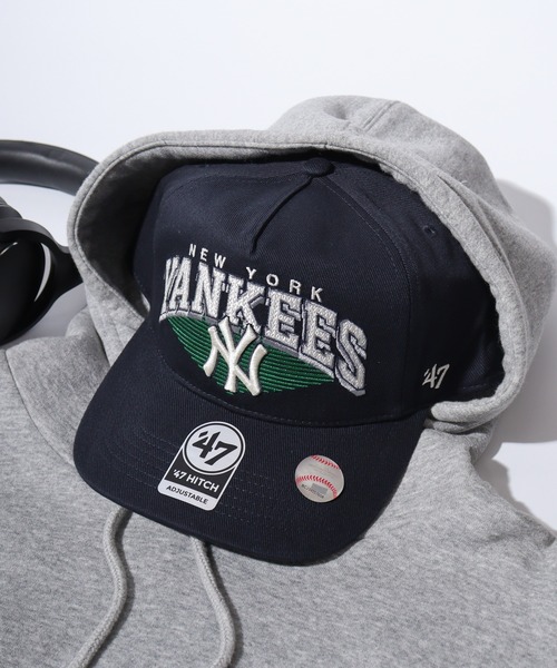 '47（フォーティーセブン）の「MLB公認 ’47BRAND Panoma BBCAP HITCH５パネル キャップ（キャップ・メンズ・ネイビー/ロイヤルブルー/パープル/ネイビー系1/レッド/ブラウン/グレー/ネイビー系/ナチュラル/ブルー・FREE）」の5枚目の写真