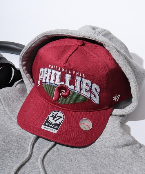 '47（フォーティーセブン）の「MLB公認 ’47BRAND Panoma BBCAP HITCH５パネル キャップ（キャップ・メンズ・ネイビー/ロイヤルブルー/パープル/ネイビー系1/レッド/ブラウン/グレー/ネイビー系/ナチュラル/ブルー・FREE）」の10枚目の写真