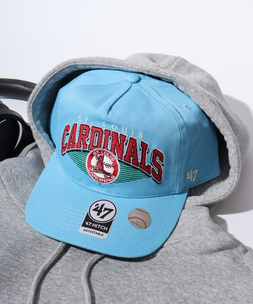 '47（フォーティーセブン）の「MLB公認 ’47BRAND Panoma BBCAP HITCH５パネル キャップ（キャップ・メンズ・ネイビー/ロイヤルブルー/パープル/ネイビー系1/レッド/ブラウン/グレー/ネイビー系/ナチュラル/ブルー・FREE）」の6枚目の写真