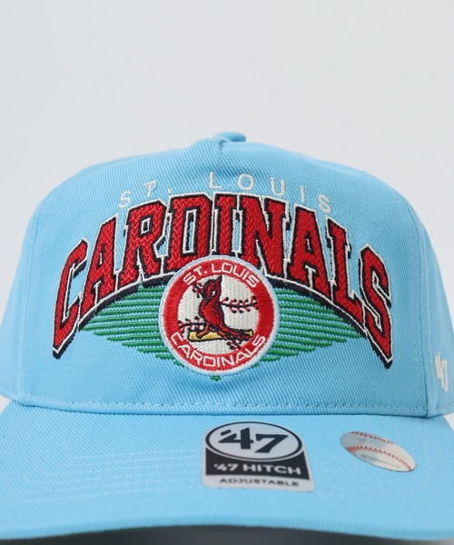 '47（フォーティーセブン）の「MLB公認 ’47BRAND Panoma BBCAP HITCH５パネル キャップ（キャップ・メンズ・ネイビー/ロイヤルブルー/パープル/ネイビー系1/レッド/ブラウン/グレー/ネイビー系/ナチュラル/ブルー・FREE）」の18枚目の写真