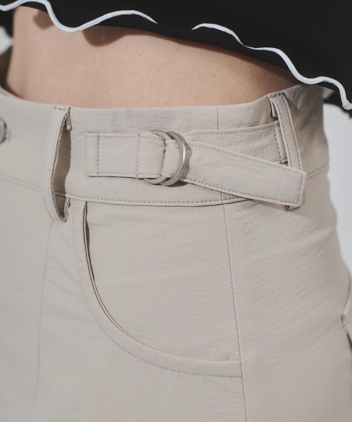 ENVYM（アンビー）の「ナイロンカーゴマキシスカート（スカート・レディース・ブラック/ベージュ・FREE）」の8枚目の写真