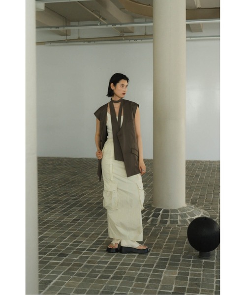 スカート KNUTHMARF low rize cargo skirt low rize cargo skirt/2color | KNUTH MARF