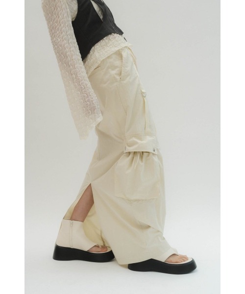 low rize cargo skirt（スカート）｜Knuth Marf（クヌースマーフ