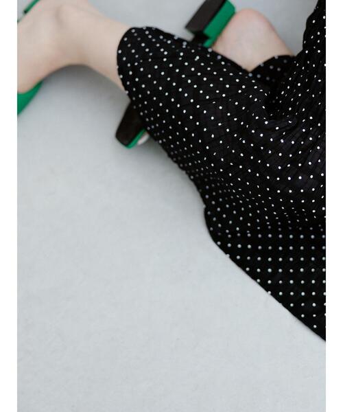 Te chichi（テチチ）の「【松井愛莉着用】ドットシャーリングキャミブラウス（セットアップ可）（シャツ/ブラウス・レディース・ブラック/ブラウン・F）」の4枚目の写真