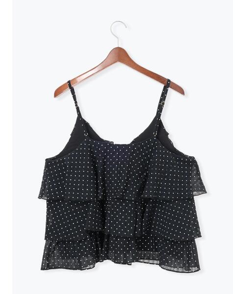 Te chichi（テチチ）の「【松井愛莉着用】ドットシャーリングキャミブラウス（セットアップ可）（シャツ/ブラウス・レディース・ブラック/ブラウン・F）」の19枚目の写真