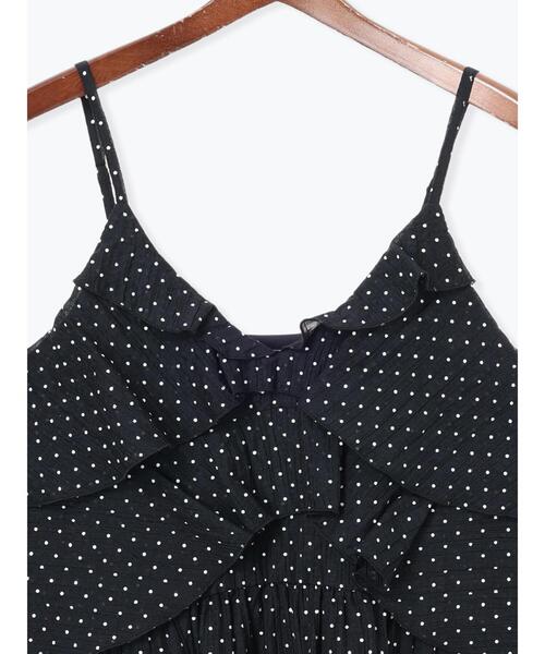 Te chichi（テチチ）の「【松井愛莉着用】ドットシャーリングキャミブラウス（セットアップ可）（シャツ/ブラウス・レディース・ブラック/ブラウン・F）」の20枚目の写真