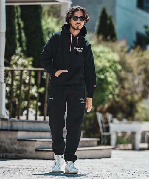 felkod（フィルコッド）の「mpa3835- Brushed Lining Hearvy Sweat Parka パーカー（パーカー・メンズ・ブラック/アッシュ/ブラック×ピンク・S/M/L/XL）」の8枚目の写真