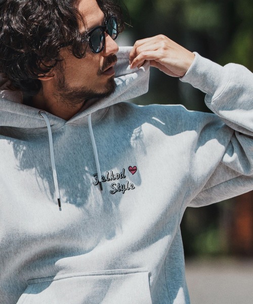 felkod（フィルコッド）の「mpa3835- Brushed Lining Hearvy Sweat Parka パーカー（パーカー・メンズ・ブラック/アッシュ/ブラック×ピンク・S/M/L/XL）」の10枚目の写真