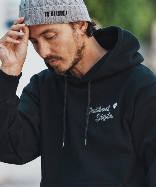 felkod（フィルコッド）の「mpa3835- Brushed Lining Hearvy Sweat Parka パーカー（パーカー・メンズ・ブラック/アッシュ/ブラック×ピンク・S/M/L/XL）」の16枚目の写真