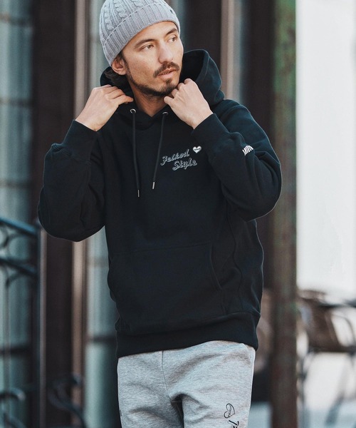 SHADY フード付きパーカー Lサイズ ブラック HASTA MUERTE パーカー ブランド スケボー フーディ 長袖 スウェット