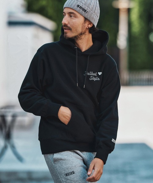 SHADY フード付きパーカー Lサイズ ブラック HASTA MUERTE パーカー ブランド スケボー フーディ 長袖 スウェット