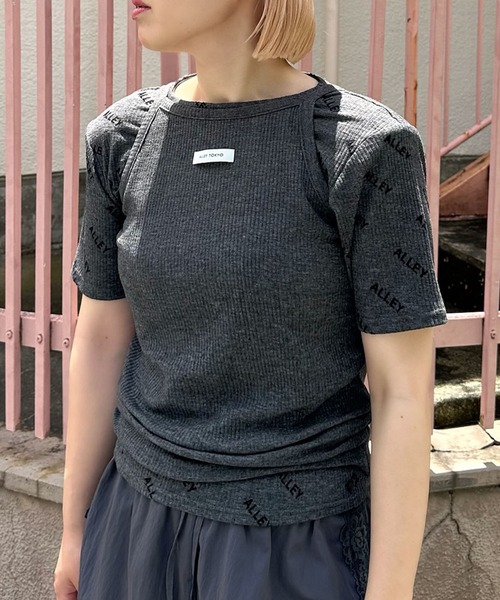 セール】Alleyロゴ総柄T＆アメスリタンクセット（Tシャツ