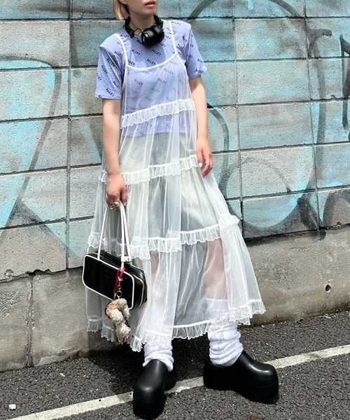 セール】Alleyロゴ総柄T＆アメスリタンクセット（Tシャツ