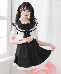 DearMyLove | ときめきハートレースフリルセーラー水着(水着)