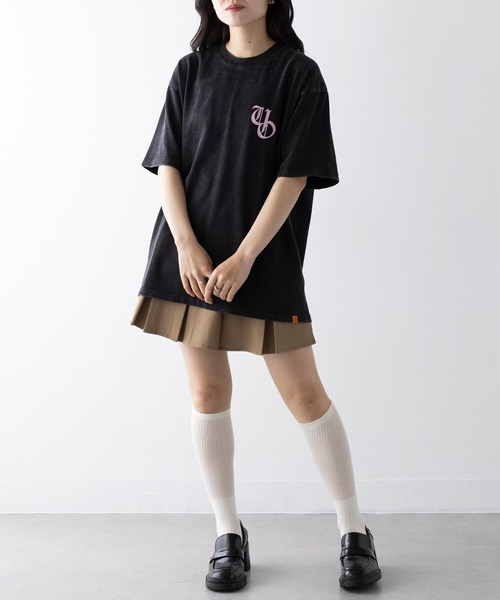UNIVERSAL OVERALL(ユニバーサルオーバーオール)の「【UNIVERSAL OVERALL】LGBCPTT CHEMCIALWASH U2523211(Tシャツ/カットソー・レディース・ブラック/マスタード・S/M/L/XL)」の20枚目の写真