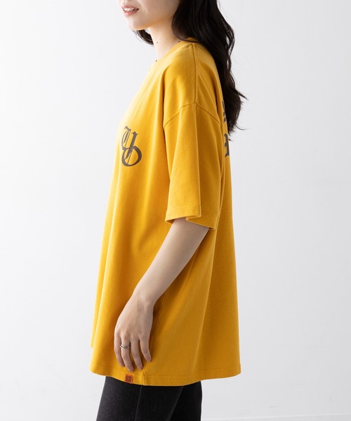 UNIVERSAL OVERALL(ユニバーサルオーバーオール)の「【UNIVERSAL OVERALL】LGBCPTT CHEMCIALWASH U2523211(Tシャツ/カットソー・レディース・ブラック/マスタード・S/M/L/XL)」の13枚目の写真