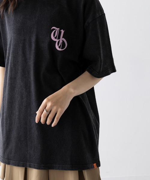 UNIVERSAL OVERALL(ユニバーサルオーバーオール)の「【UNIVERSAL OVERALL】LGBCPTT CHEMCIALWASH U2523211(Tシャツ/カットソー・レディース・ブラック/マスタード・S/M/L/XL)」の15枚目の写真