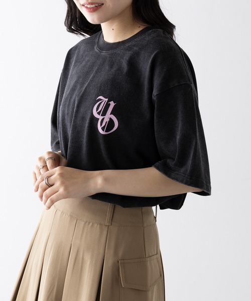 UNIVERSAL OVERALL(ユニバーサルオーバーオール)の「【UNIVERSAL OVERALL】LGBCPTT CHEMCIALWASH U2523211(Tシャツ/カットソー・レディース・ブラック/マスタード・S/M/L/XL)」の18枚目の写真