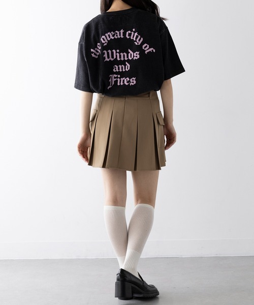 UNIVERSAL OVERALL(ユニバーサルオーバーオール)の「【UNIVERSAL OVERALL】LGBCPTT CHEMCIALWASH U2523211(Tシャツ/カットソー・レディース・ブラック/マスタード・S/M/L/XL)」の9枚目の写真