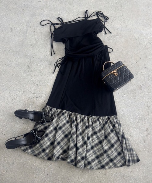 one after another NICE CLAUP(ワンアフターアナザーナイスクラップ)の「チャーム付きキルティングバニティバッグ(ショルダーバッグ・レディース・サックスブルー/ブラック/アイボリー/ピンク・FREE)」の19枚目の写真