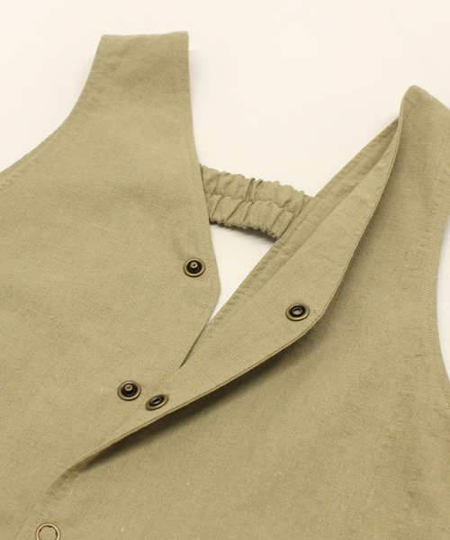 O0743 リネンコットンサロペット（サロペット/オーバーオール）｜RNA-N