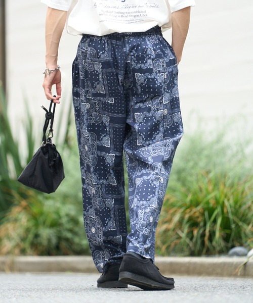 CIAOPANIC TYPY（チャオパニックティピー）の「■アフリカンバティックヴィンテージ柄イージーパンツ（その他パンツ・メンズ・ブラック/ネイビー・LARGE/MEDIUM）」の7枚目の写真