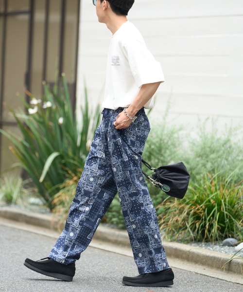 CIAOPANIC TYPY（チャオパニックティピー）の「■アフリカンバティックヴィンテージ柄イージーパンツ（その他パンツ・メンズ・ブラック/ネイビー・LARGE/MEDIUM）」の10枚目の写真