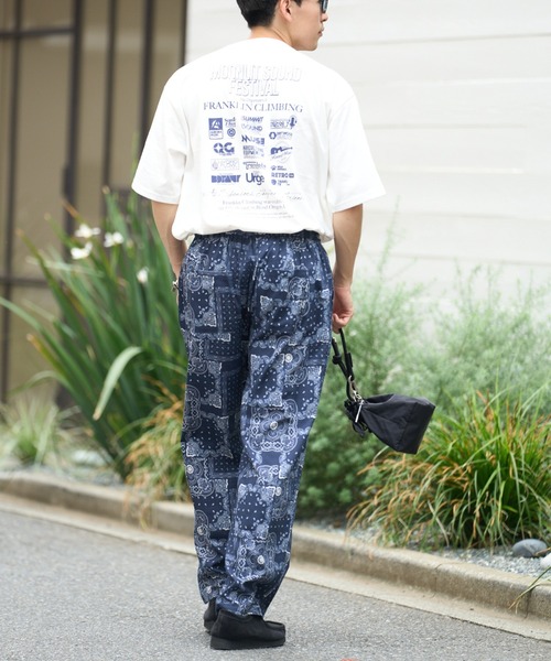 CIAOPANIC TYPY（チャオパニックティピー）の「■アフリカンバティックヴィンテージ柄イージーパンツ（その他パンツ・メンズ・ブラック/ネイビー・LARGE/MEDIUM）」の12枚目の写真