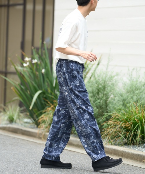 CIAOPANIC TYPY（チャオパニックティピー）の「■アフリカンバティックヴィンテージ柄イージーパンツ（その他パンツ・メンズ・ブラック/ネイビー・LARGE/MEDIUM）」の11枚目の写真